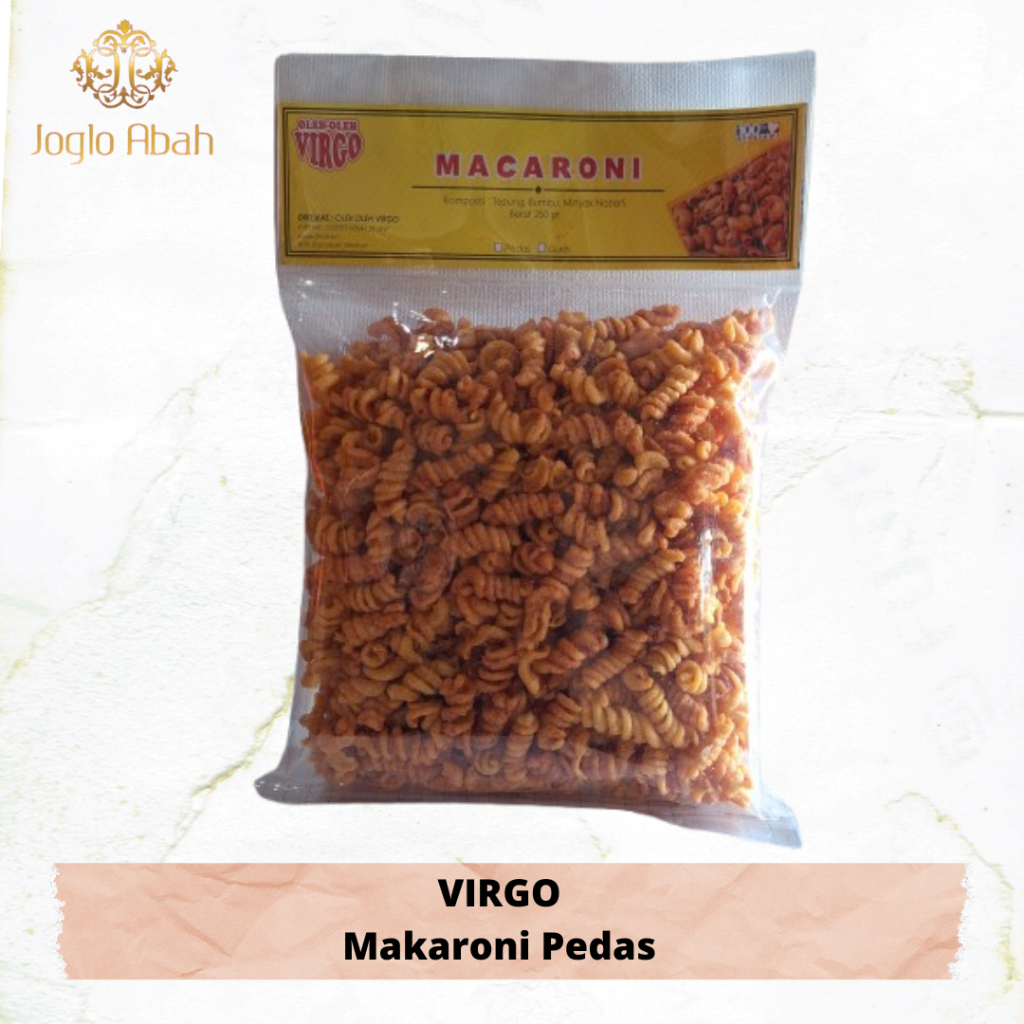 

Virgo - Cemilan Makaroni Spiral Pedas - Joglo Abah