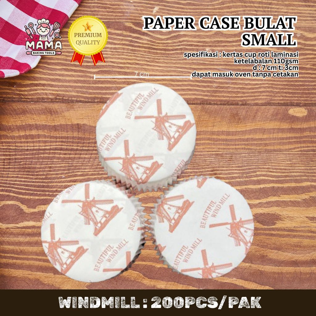PAPER CUP CASE BULAT SMALL / PET CC BULAT SMALL LAMINASI /PAPER CUP CASE ROTI LAMINATING KECIL/PAPER