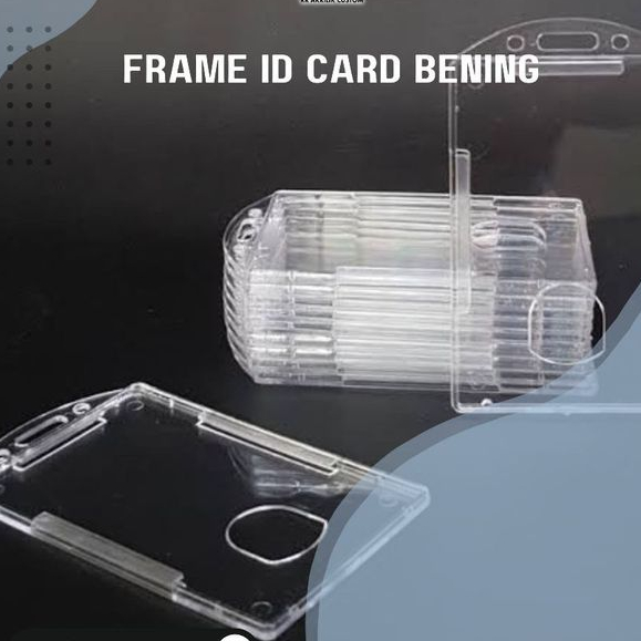 

FRAME BENING KACA / Frame BENING TRANSPARANT Casing Tempat ID Card Holder Portrait