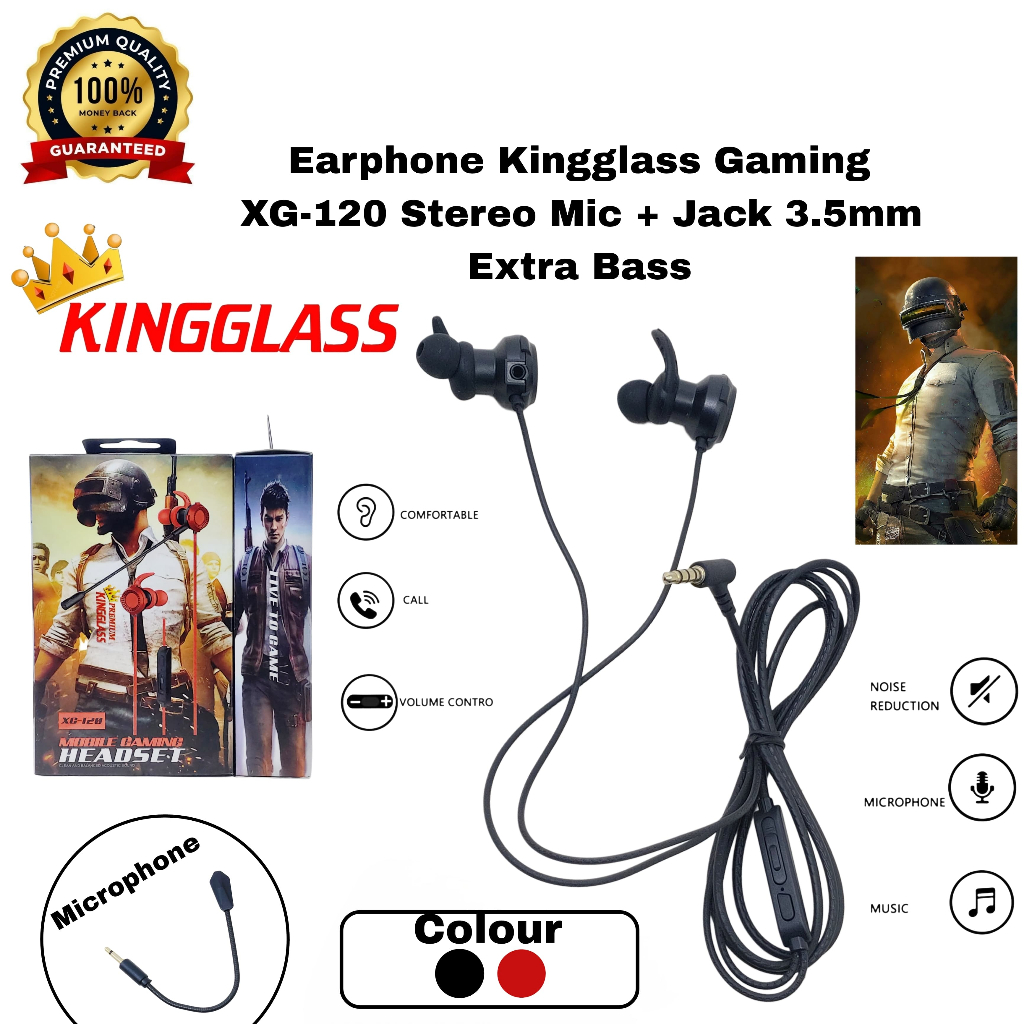 Headset Gaming XG-120 XG121 Headset Gaming Mobile Game Feel The Real Sound