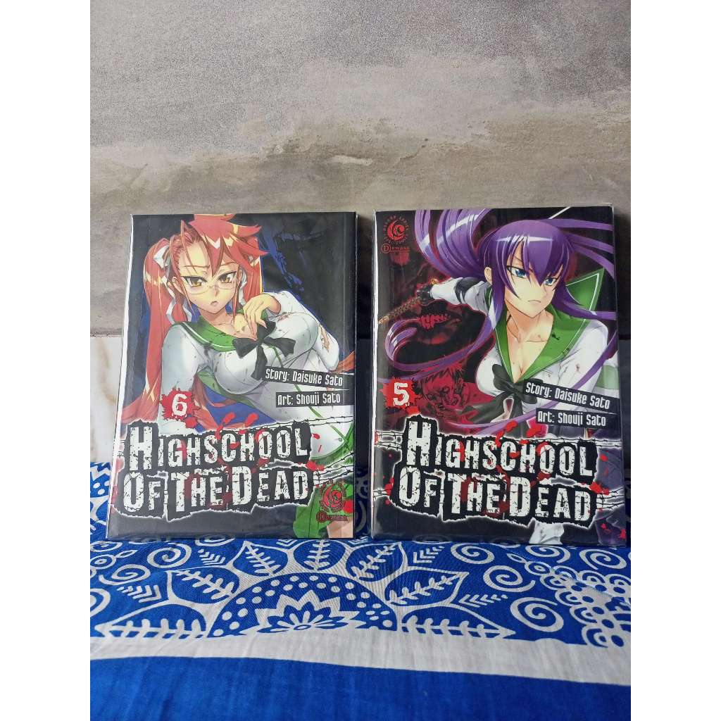 Komik Highschool Of The Dead Vol 05 dan 06 Original Level Comic