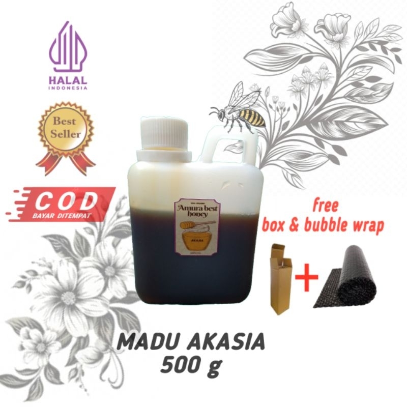 

MADU AKASIA 500g || MADU MURNI AMURA