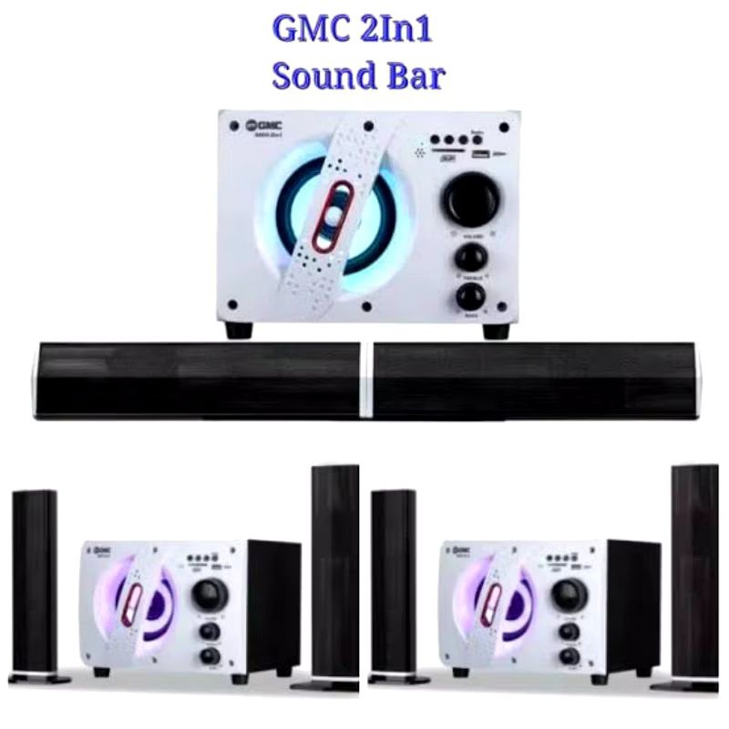 Speaker Bluetooth Aktif 2in1 Multimedia GMC 886H