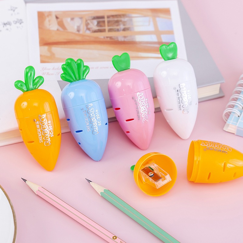 

(belanjaonlineku)RAUTAN PENSIL BENTUK WORTEL / CARROT PENCIL SHARPENER / SERUTAN PENSIL