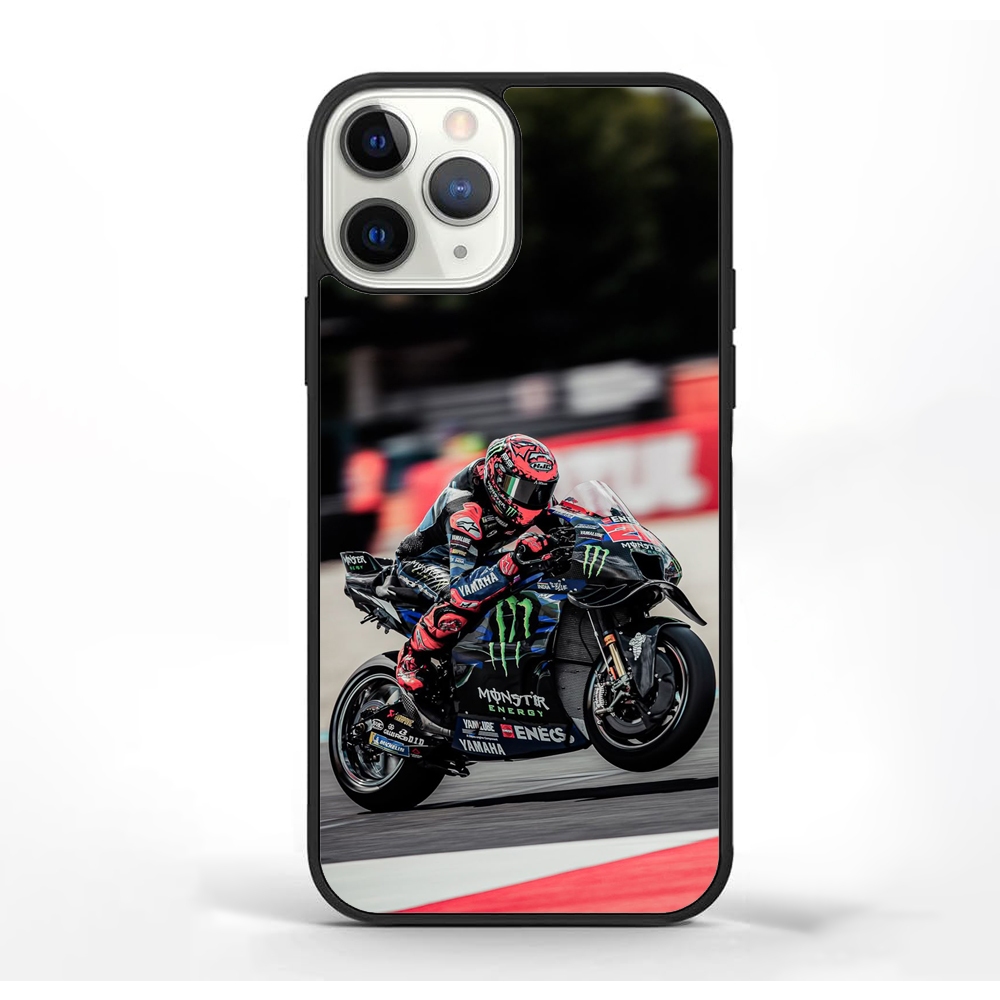 Case iPhone 17 16 15 14 13 12 11 X XR 8 7 Max Pro Mini Plus Softcase Custom Fabio Quartararo MotoGP