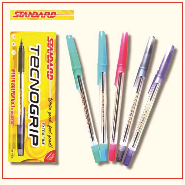 

Pulpen Standard Tecnogrip Extra Line 1 pak (12 pcs)
