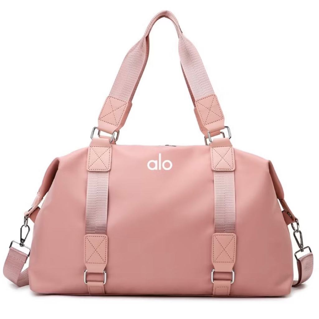 TAS DUFFLE YOGA 4LO TOP LOGO ORIGINAL PINK BAGS / TAS OLAHRAGA / TAS GYM PRIA WANITA