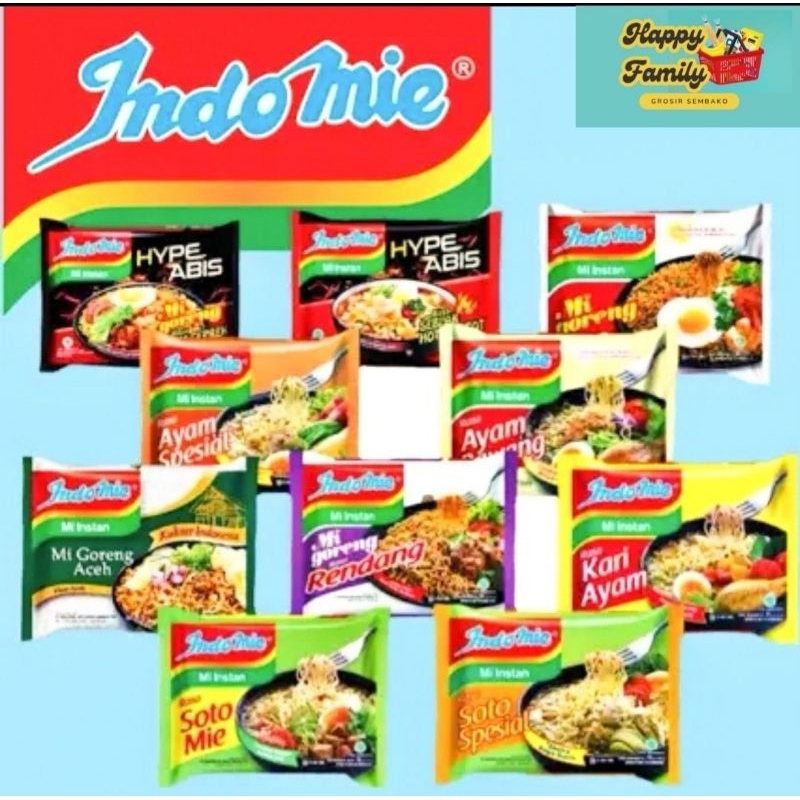 

Indomie Mie Goreng & Mie Kuah Instant 85gr