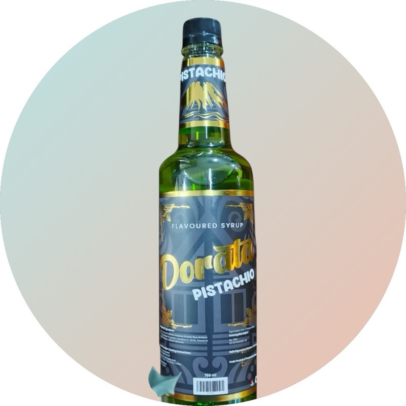 

Dorata Pistachio Syrup 750 ml - Sirup Dorata Rasa Kacang Pistachio Premium