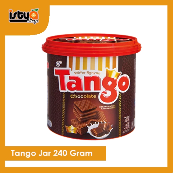 

Tango Wafer Coklat Chocolate Jar Toples Ember Kaleng 240 Gram