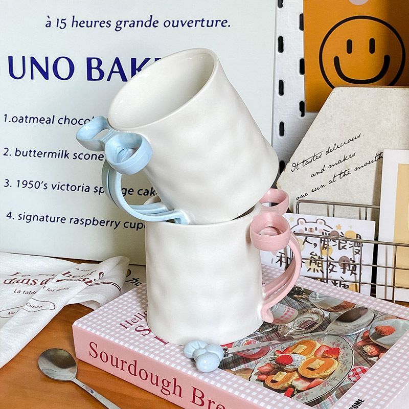 

Premium Seduh Pertama - Mug Pita 350ml Keramik Mewah Design Pita