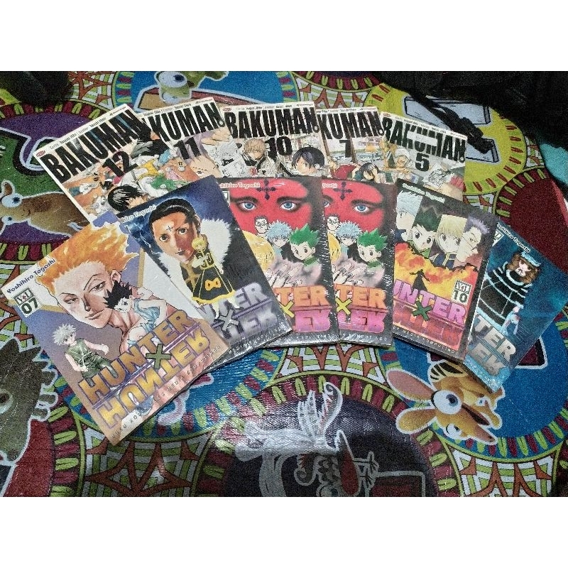 set komik hxh & bakuman segel