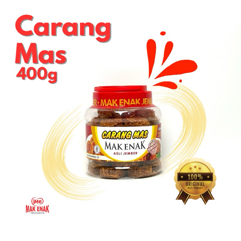 

CARANG MAS 400GRAM - MAK ENAK ASLI JEMBER OFFICIAL STORE