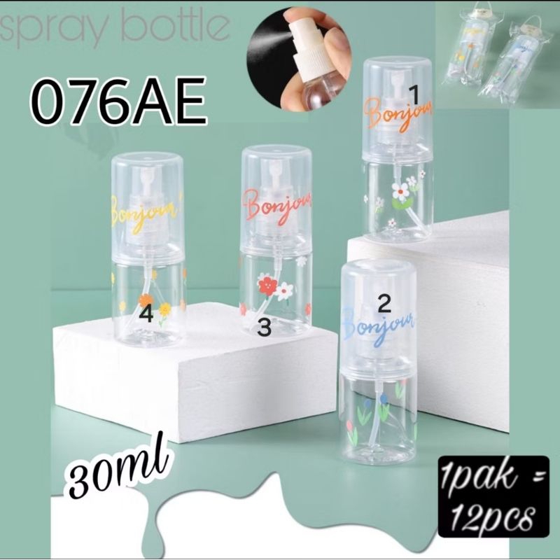 botol spray 30ml motif bunga Campur D