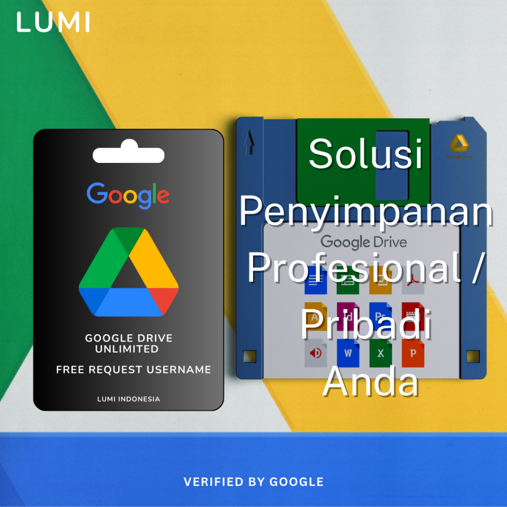 GOOGLE DRIVE UNLIMITED SEPUASNYA SEUMUR HIDUP/LIFETIME LEGAL PRIBADI PRIVATE