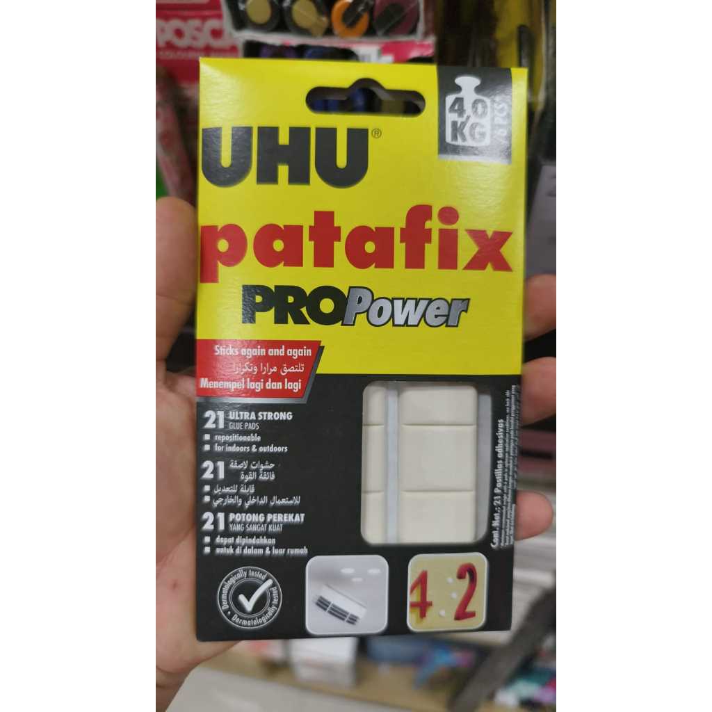 

HJK Uhu Patafix Power 3 kg Hitam / 4 kg Putih