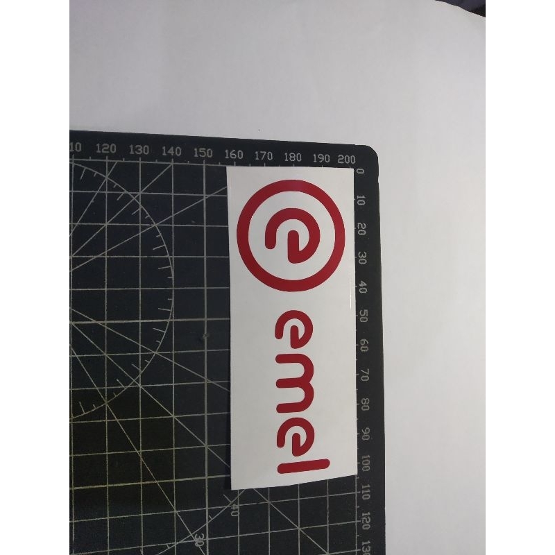 

stiker cutting emal