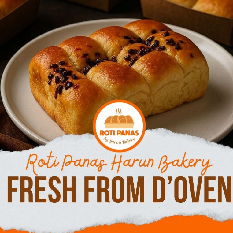 

Roti Sobek Harun Bakery isi 4 fresh setiap hari