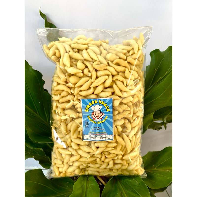 

BIDARAN KEJU 500gr - Camilan Istimewa Snack sedap gurih renyah (SIRAFA SNACK)