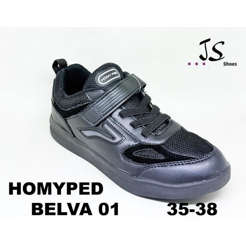 HOMYPED BELVA 01 - SEPATU SEKOLAH TALI ANAK MERK HOMYPED ORIGINAL