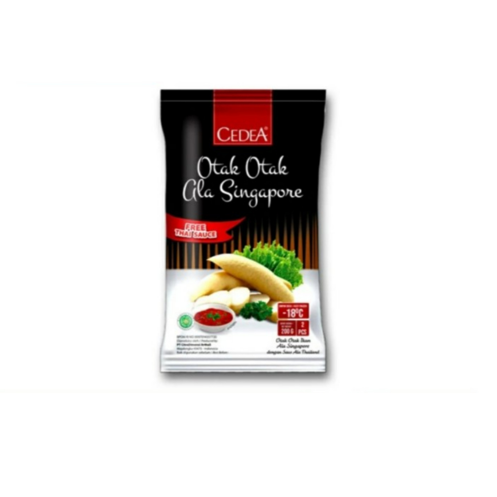 

Cedea Otak Otak Ala Singapore Full Frozen 200 GR