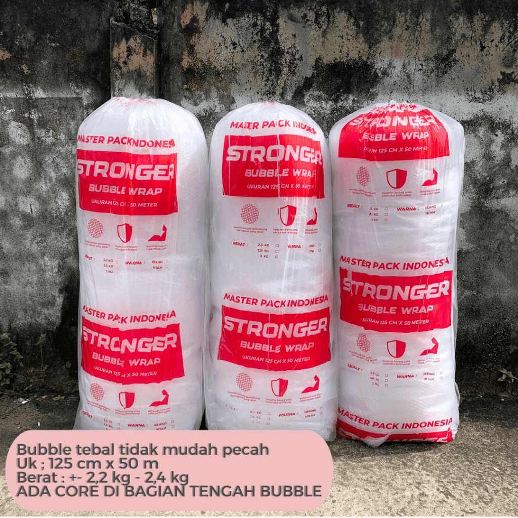 

Plastik Bubble Wrap Transparan 125cm x 50m Berat +- 2,2 - 2,4 KG Termasuk Core Bubble Wrap Bening Bubble Wrap Bubble Wrap Roll Bubble Tidak Mudah Pecah