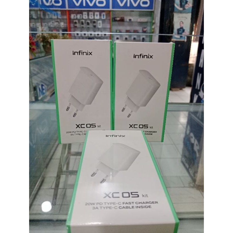 adaptor infinix  type-c ti type-c xc 05 untuk wireless charging