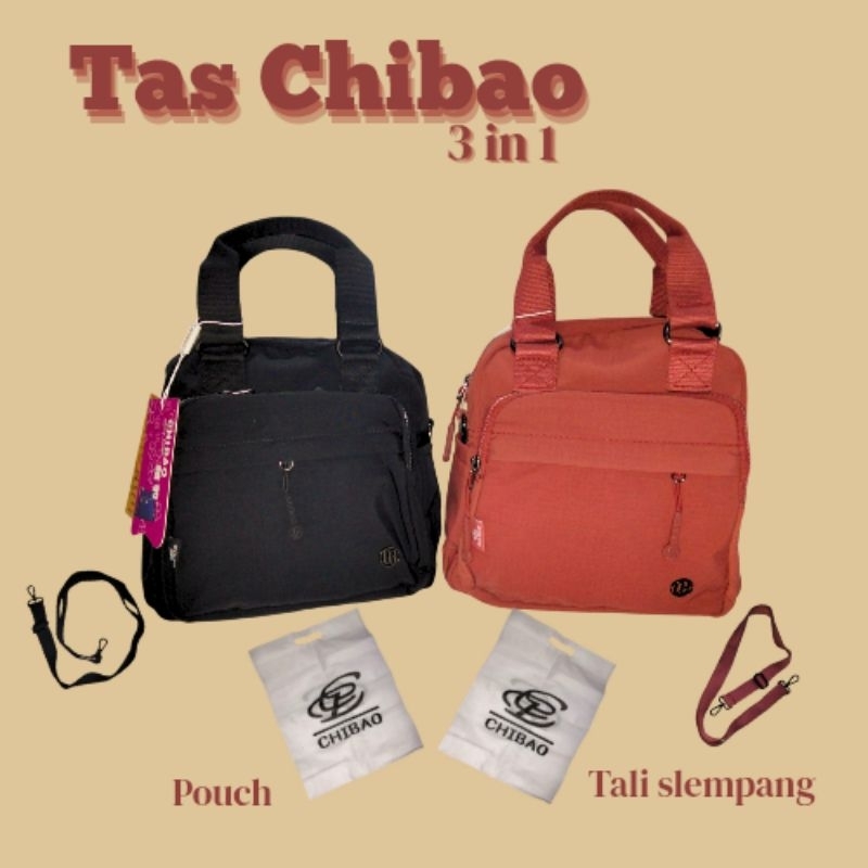 TAS CHIBAO 3 IN 1// TAS RANSEL//TAS JINJING