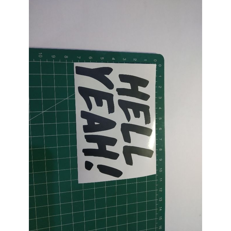 

stiker cutting heal yeah