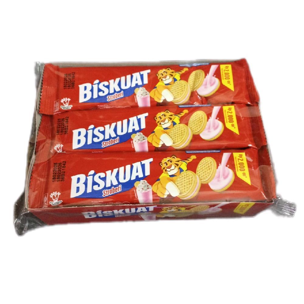 

biskuat sandwich cream biskuit | isi 12 sachet