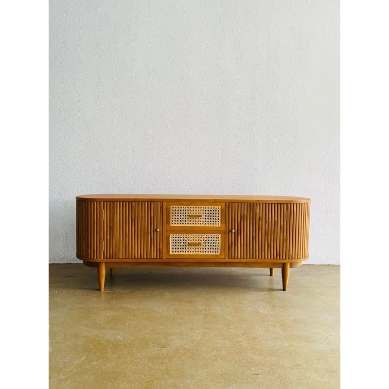 bufet salur rotan bufet tv salur minimalis kayu jati bufet tv minimalis kayu jati