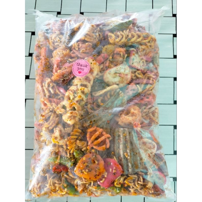 

Cemilan seblak kering / Seblak mix khas padang 250 gram 500 gram