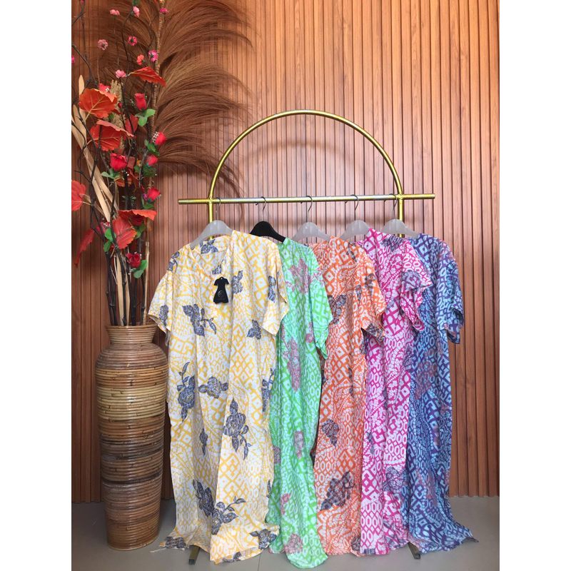 daster wanita motif bunga 2