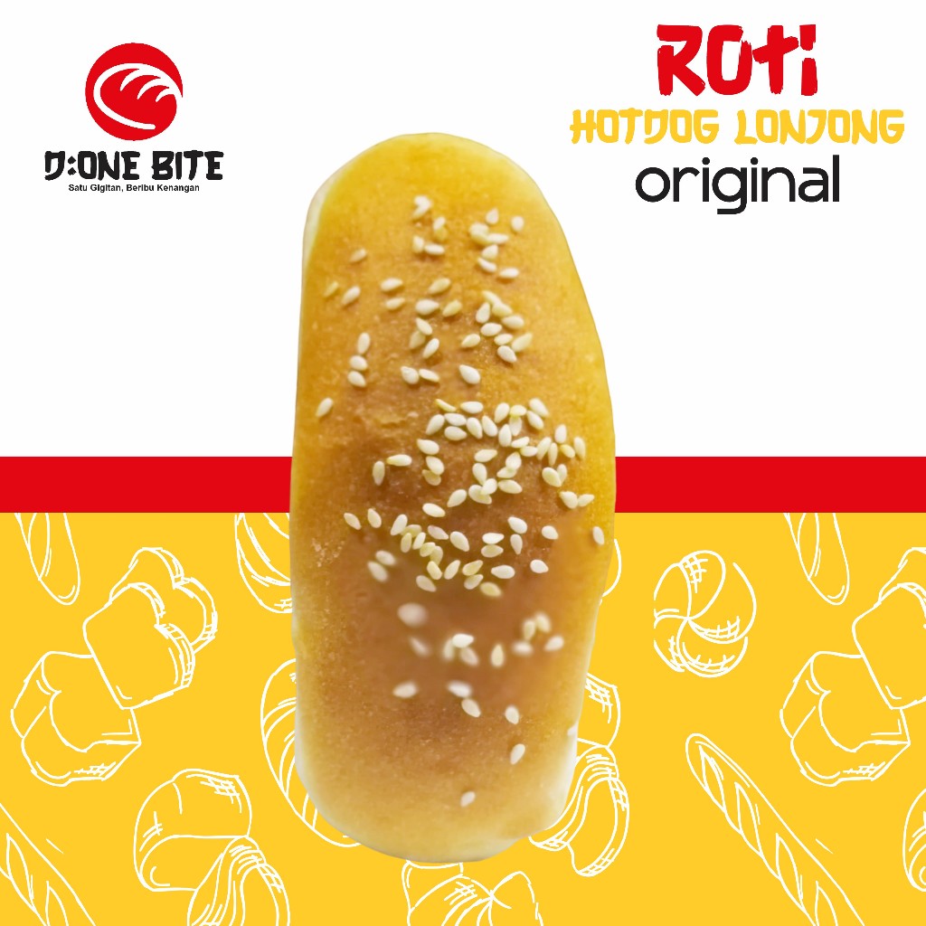 

Roti hotdog lonjong variant 3 & 6 - roti grosir termurah