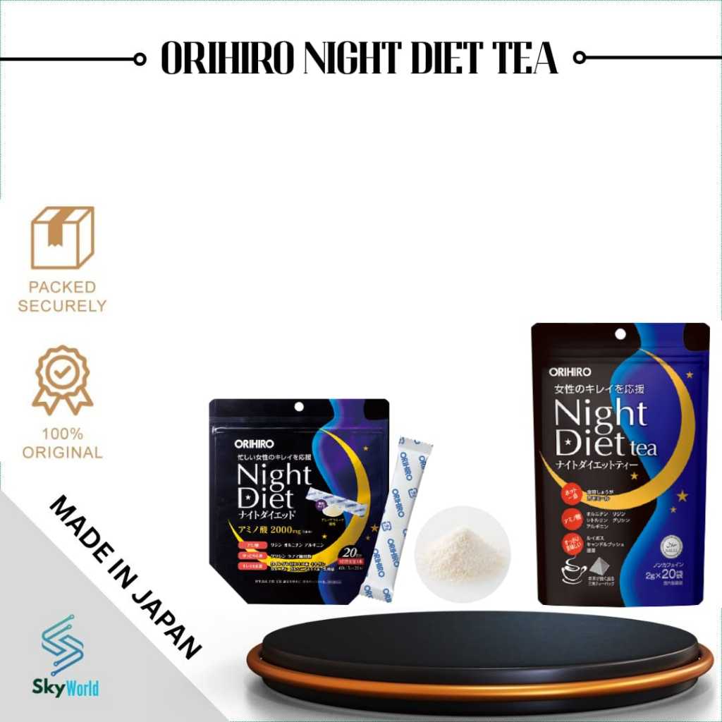 

[Ready Stock] Orihiro Night Diet Tea Original Jepang