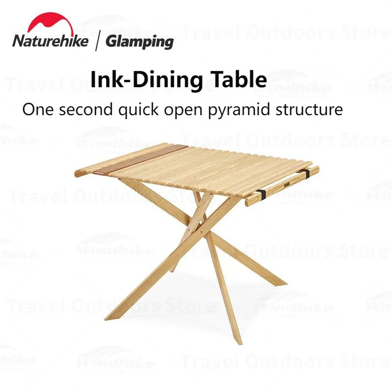 MEJA MAKAN KAYU PORTABLE NATUREHIKE CNH22JU005