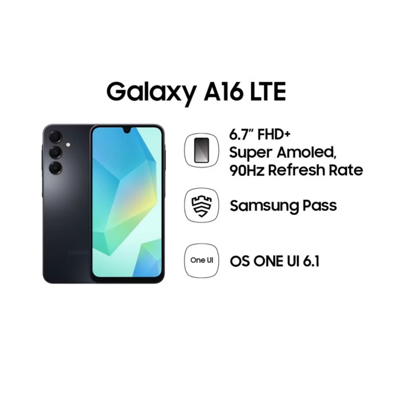Samsung Galaxy A16 LTE |8/256GB 6.7 Inch Garansi Resmi