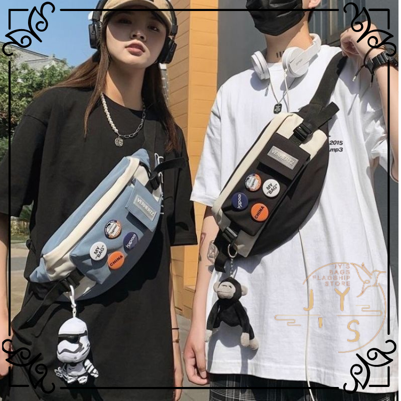 [HOT}Casual Fashion Chest Bag Waist Bag Student Fashion Crossbody Bag
