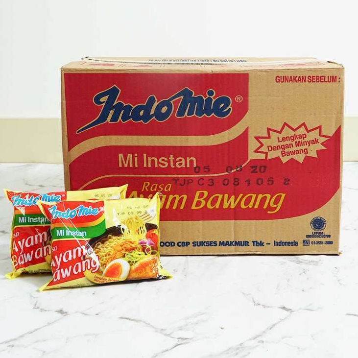 

INDOMIE Mie instan rasa ayam bawang pck 69g x 40/dus