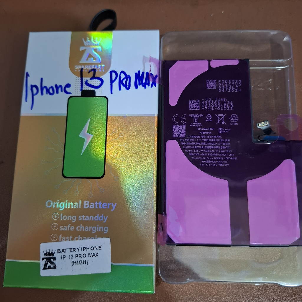 Baterai Hp Iphone 13 Pro Max High