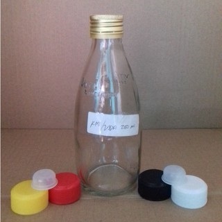 Botol Kaca 250 Ml + Tutup | Botol Zoda | Botol Rootbeer