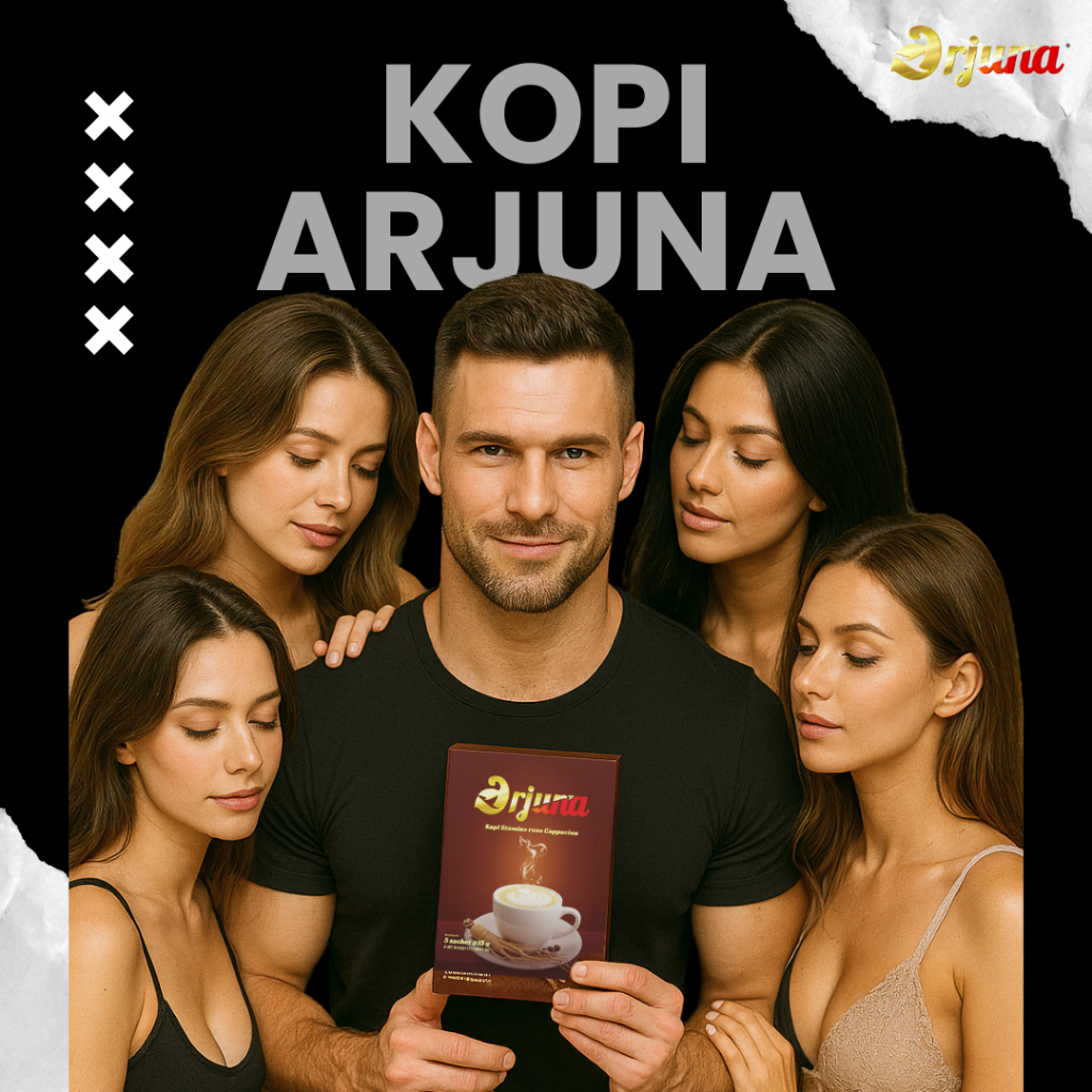 

KOPI ARJUNA Kopi Gingseng Stamina Pria 1 Box isi 5 sachet Original BPOM