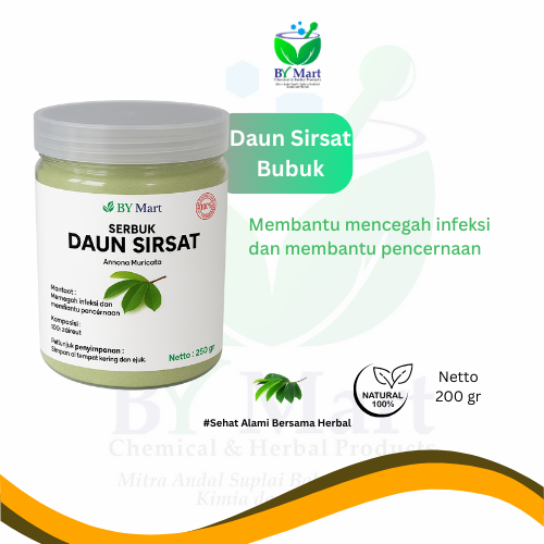 

BY KIMIAHERBAL Daun Sirsak Bubuk Tanpa Campuran (250gr) (500gr) (1kg) / Obat Herbal Kanker Payudara