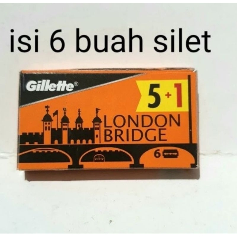 silet london bridge Original (1 kotak  isi 5 ecer)