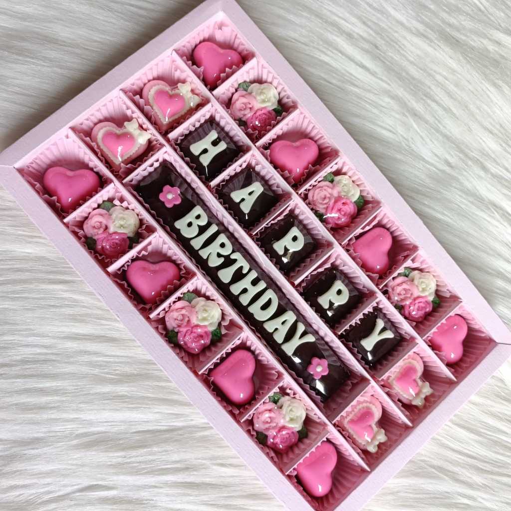 

.S28B Chocolate gift coklat ucapan hadiah kado ulang tahun, happy birthday (ds bgr)