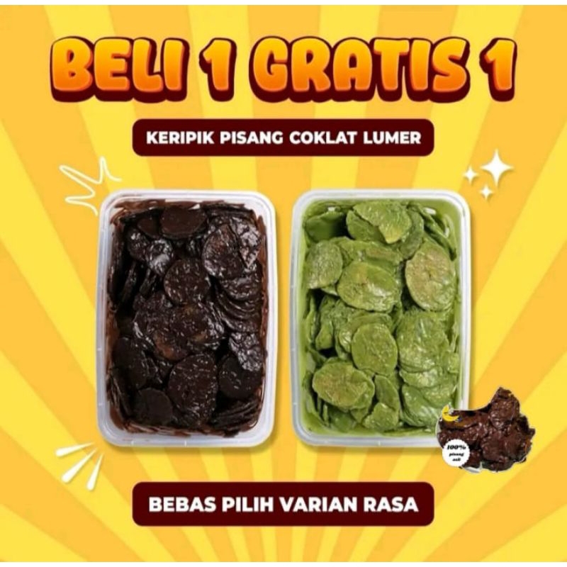 

KRIPIK PISANG COKLAT LUMER ( beli 1 dpt 1) 500ml free sumpit