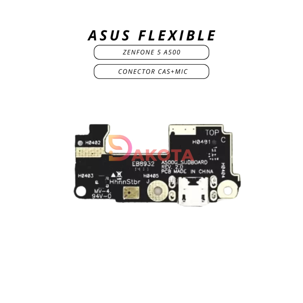 FLEXIBLE ASUS A500 / ZENFONE 5 CONECTOR CAS + MIC ORI