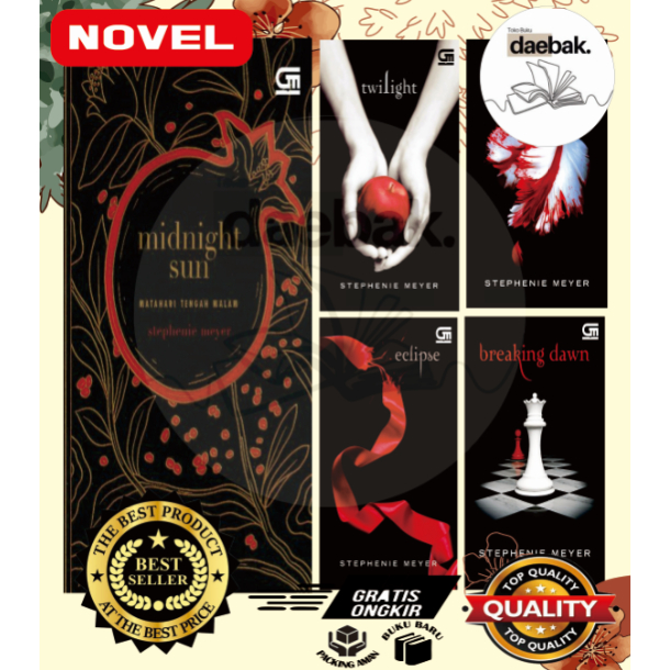 [INDONESIA] TL_ TWILIGHT SAGA SERIES - TWILIGHT, NEW MOON, ECLIPSE, BREAKING DAWN, MIDNIGHT SUN