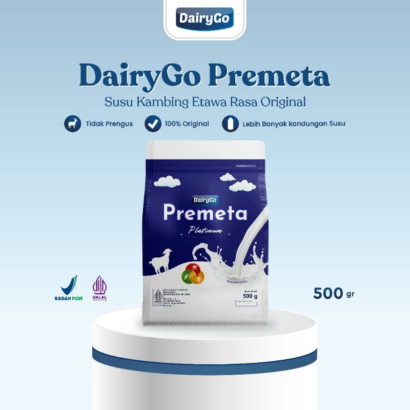 

Susu Kambing Etawa Premium DairyGo Premeta Platinum 500g