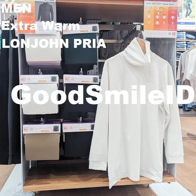 KODE S99B NEW 224 MEN HEATTECH EXTRA WARM  ULTRA WARM Katun TShirt Turtleneck Kerah Tinggi Ekstra Ha